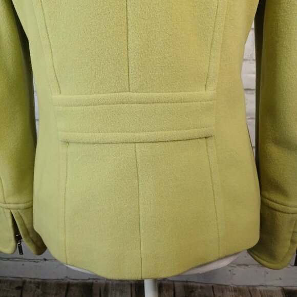 TRIBAL BRAND PISTACHIO GREEN WOOL\NYLON\CASHMERE BLEND COAT, SIZE 2,WOMENS - Picture 2 of 13